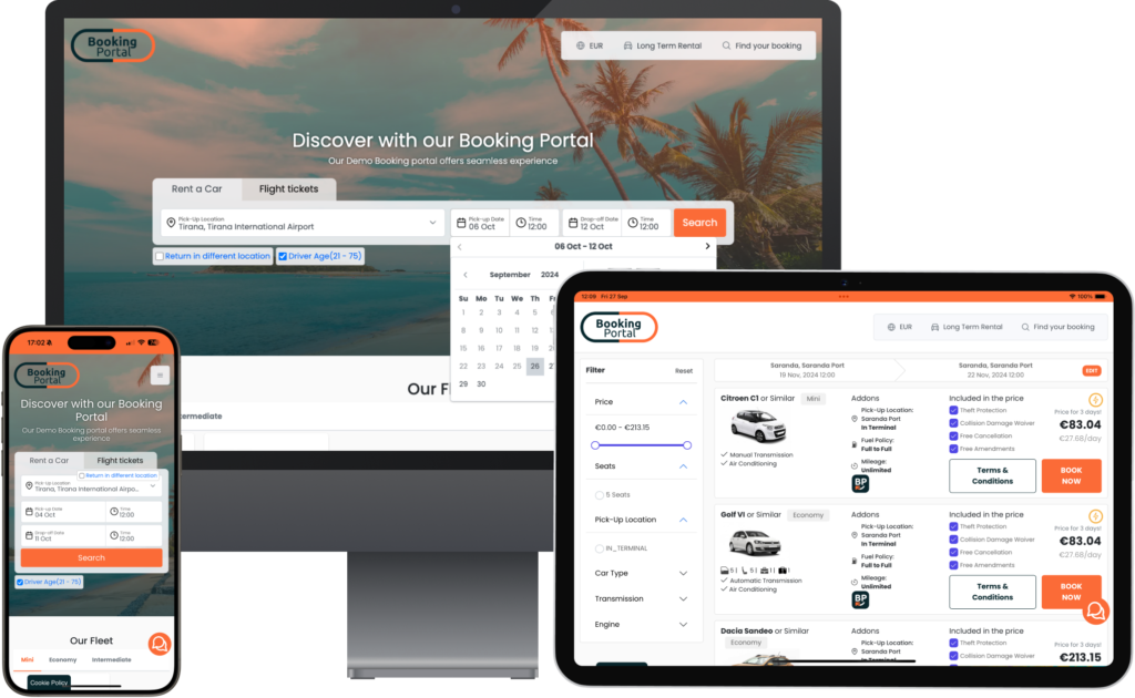 Car Rental Booking Portal