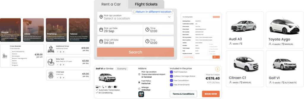 Booking Portal Features