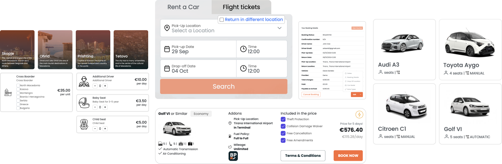 Booking Portal Features