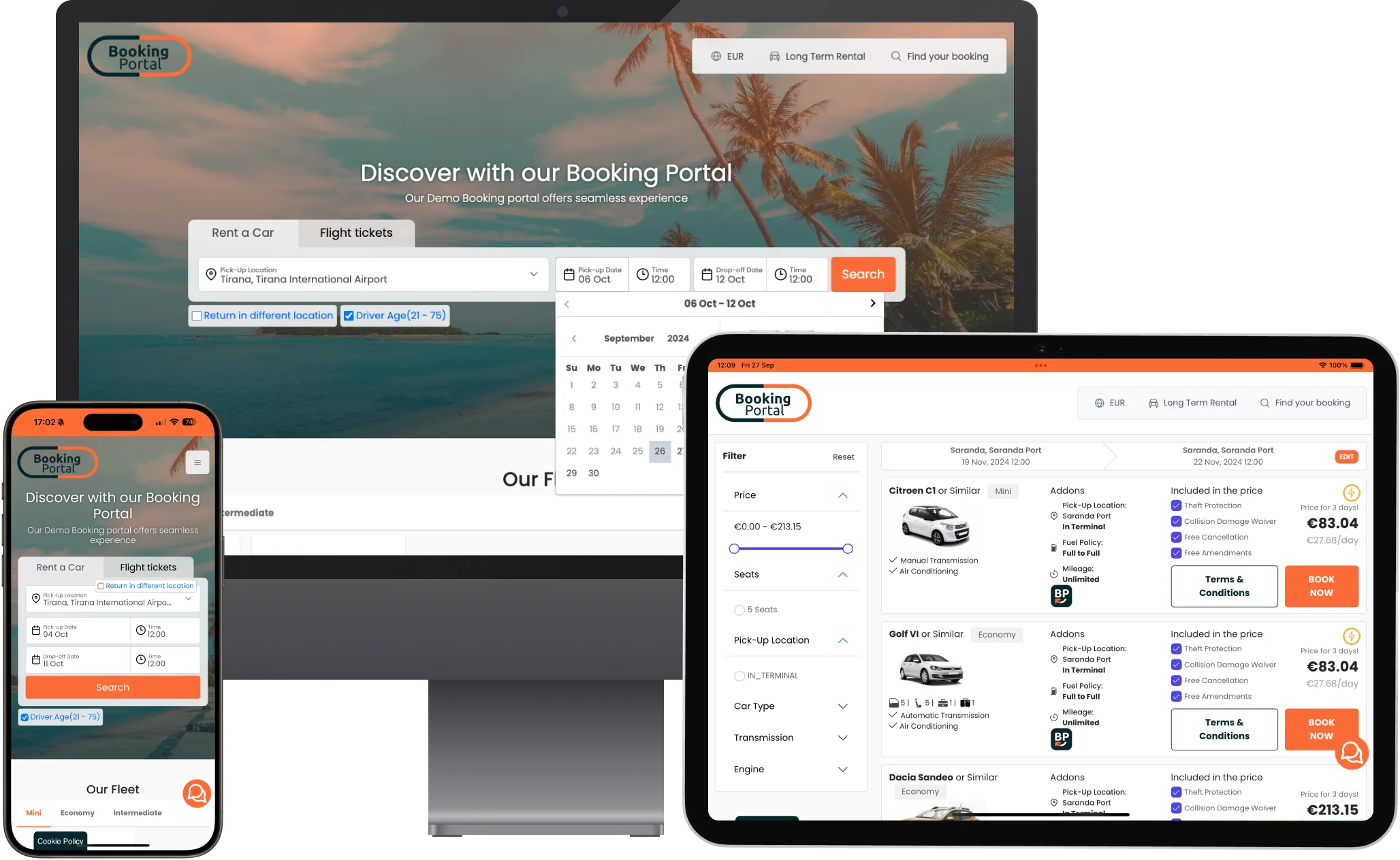 website for car rental companies